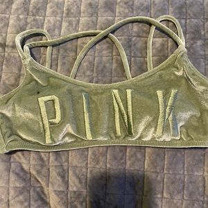 pink bikini top